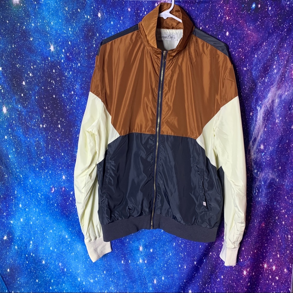 Sovereign Code- Brown/Blue/Cream Jacket size Xl